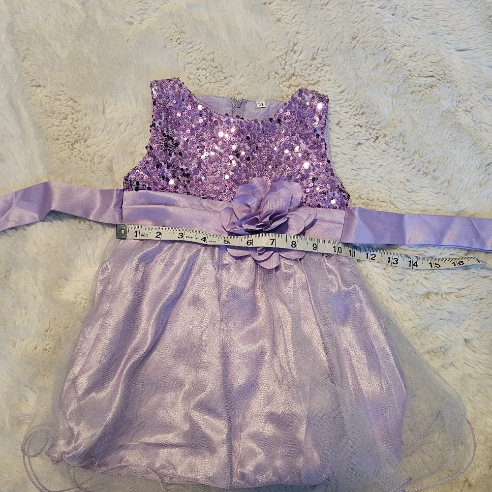 NWT infant lilac dress size M(8-12Mos)